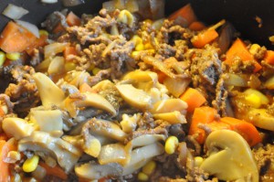 Shepherds pie med hakket oksekød opskrift