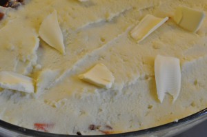 Shepherds pie med hakket oksekød opskrift