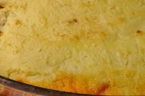 Shepards pie med hakket oksekød opskrift