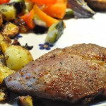 Marinerede koteletter & græske kartofler i ovn