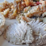 Marineret nakkefilet i stegeso m. bulgur, squash & aubergine