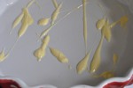 Rabarberkage med marcipan - nem fedtfattig kage med rabarber