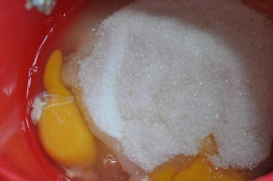 Kokosmakroner med rabarber - nem opskrift