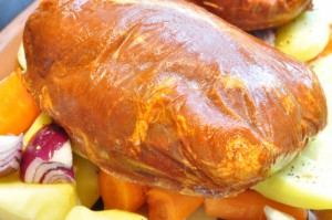 Pulled pork i stegeso med kartofler - nem opskrift