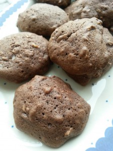 Småkager med kakao, havregryn og Marsbar