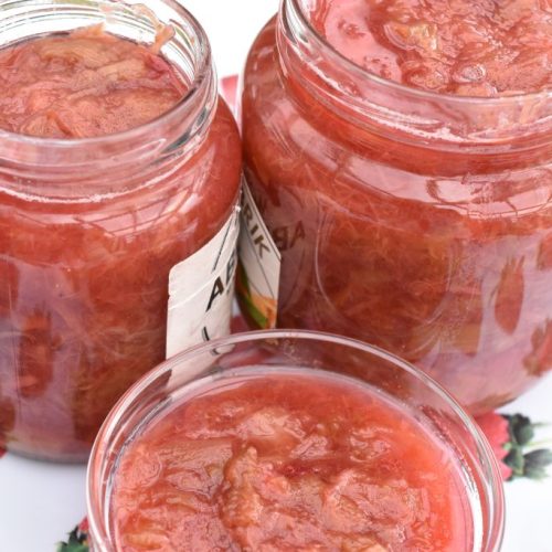 Jordbær rabarber marmelade - nem opskrift