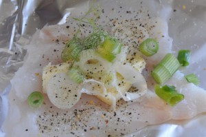 DSC_5459 • nogetiovnen.dk Torsk i folie og ovnbagt laks - opskrift på fisk i ovn