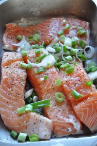 DSC_5472 • nogetiovnen.dk Torsk i folie og ovnbagt laks - opskrift på fisk i ovn