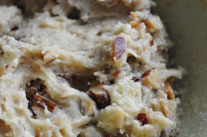 Cookies med Marsbar og saltmandler - opskrift