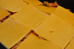 Farsbrød med oksekød bacon og ost - opskrift