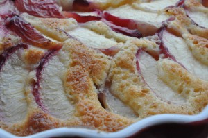 Frugttærte med nektariner - kage med frugt