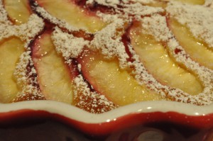 Frugttærte med nektariner - kage med frugt