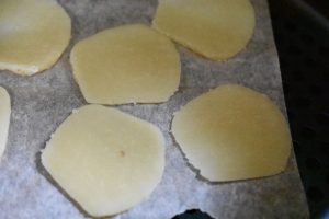 Bagt marcipan - nemme marcipanchips