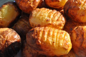 Hasselback kartofler
