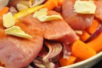 Kalkunschnitzler i ovn med tilbehør - sund mad