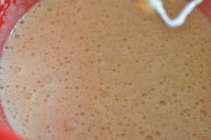 Rabarberkage med marcipan og kokosmel