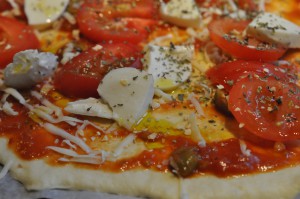 Pizza på grill - med durummel og tipo 00