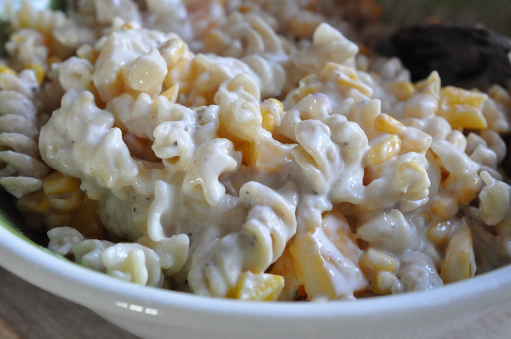 Sund pastasalat med fedtfattig dressing