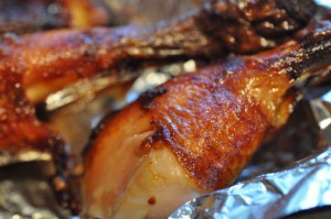 Kylling på grill rotisserie - sprød grillkylling