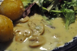 DSC_6906 • nogetiovnen.dk Champignonsovs med Portobello svampe