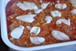 Lasagne af en rest kødsovs - nem opskrift