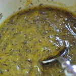 Sennepsmarinade med honning og timian