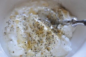 Creme fraiche dressing