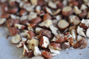 Specier med nougat og hasselnødder - opskrift