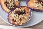 Nutella muffins med Nutella og nødder - nem opskrift