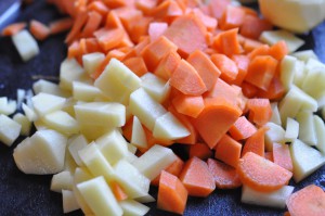 Karrykål med pølser - nem sund billig opskrift