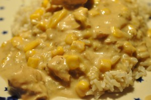 Orientalsk kylling med kokosmælk & peanutbutter