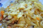 Karrykål med bacon og gulerødder, nemt sundt og billigt