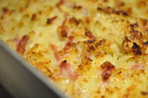 DSC_8311 • nogetiovnen.dk Kartoffelgratin med bacon og ost