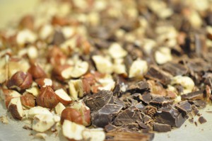 Lakrids cookies med chokolade & hasselnødder