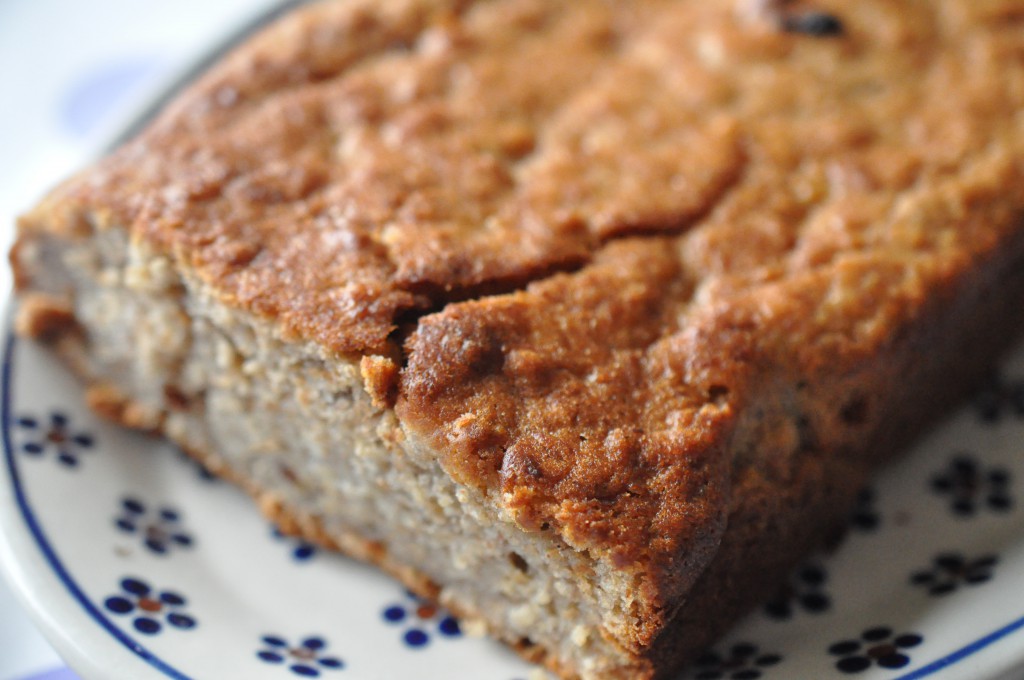 Sundere banankage med havregryn - nem opskrift