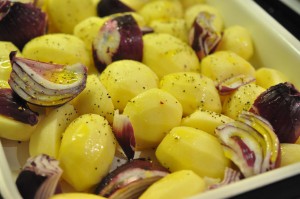 Oksekødsruller med hakket oksekød & bacon