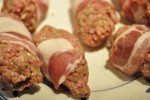 Oksekødsruller med hakket oksekød & bacon