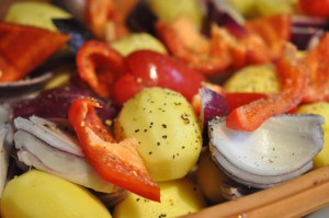 Culottesteg langtidsstegt i stegeso med kartofler