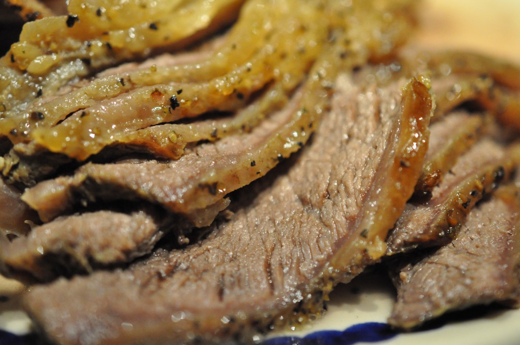 DSC_9222 • nogetiovnen.dk Langtidstegt culottesteg i Römertopf med kartofler og grønt