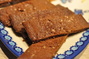 Chokoladesnitter opskrift på nemme småkager