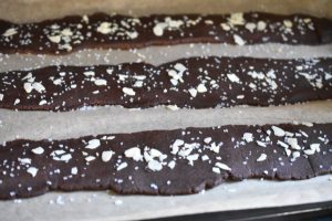 Chokoladesnitter med espresso og Amaretto