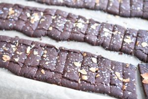 Chokoladesnitter med espresso og Amaretto