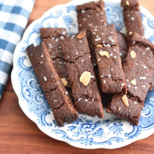 Chokoladesnitter med espresso og Amaretto