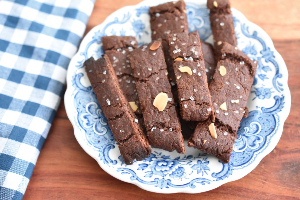 Chokoladesnitter med espresso og Amaretto