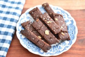 Chokoladesnitter med espresso og Amaretto