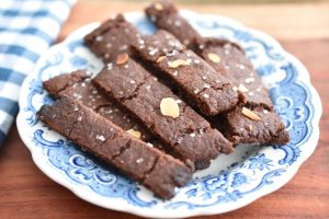 Chokoladesnitter med espresso og Amaretto