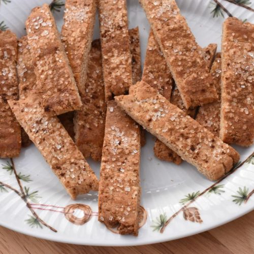 Marcipansnitter med amaretto og kanel sukker