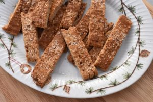 Marcipansnitter med amaretto og kanel sukker
