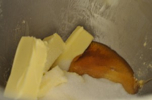 Chokoladesnitter med appelsin og perlesukker