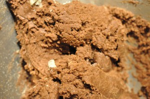 Chokoladesnitter med appelsin og perlesukker